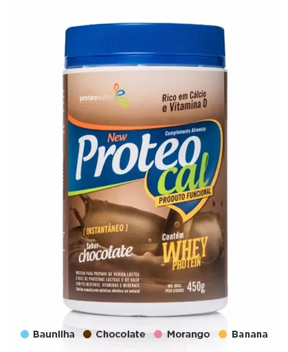 Pote do produto proteocal